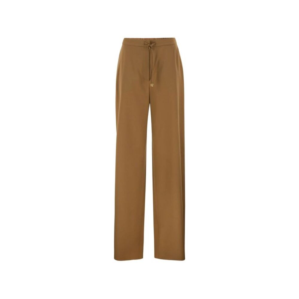Max Mara Studio Brown Trousers - Palazzo Pants Women